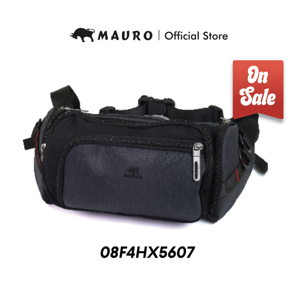 Mauro OFFER Men Oxford Fabric Waterproof and Scratchproof Waist Bag with Adjustable Waist Strap 3 Design