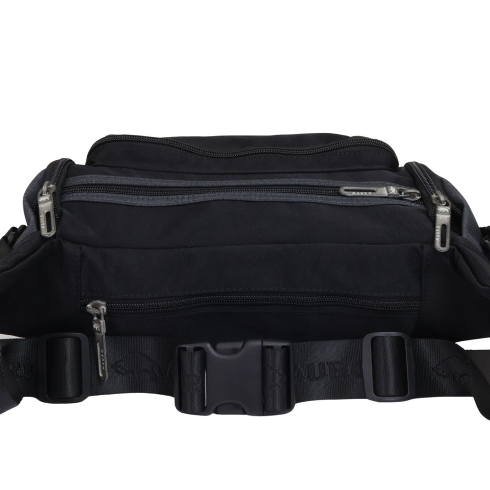 Mauro OFFER Men Oxford Fabric Waterproof and Scratchproof Waist Bag with Adjustable Waist Strap 3 Design