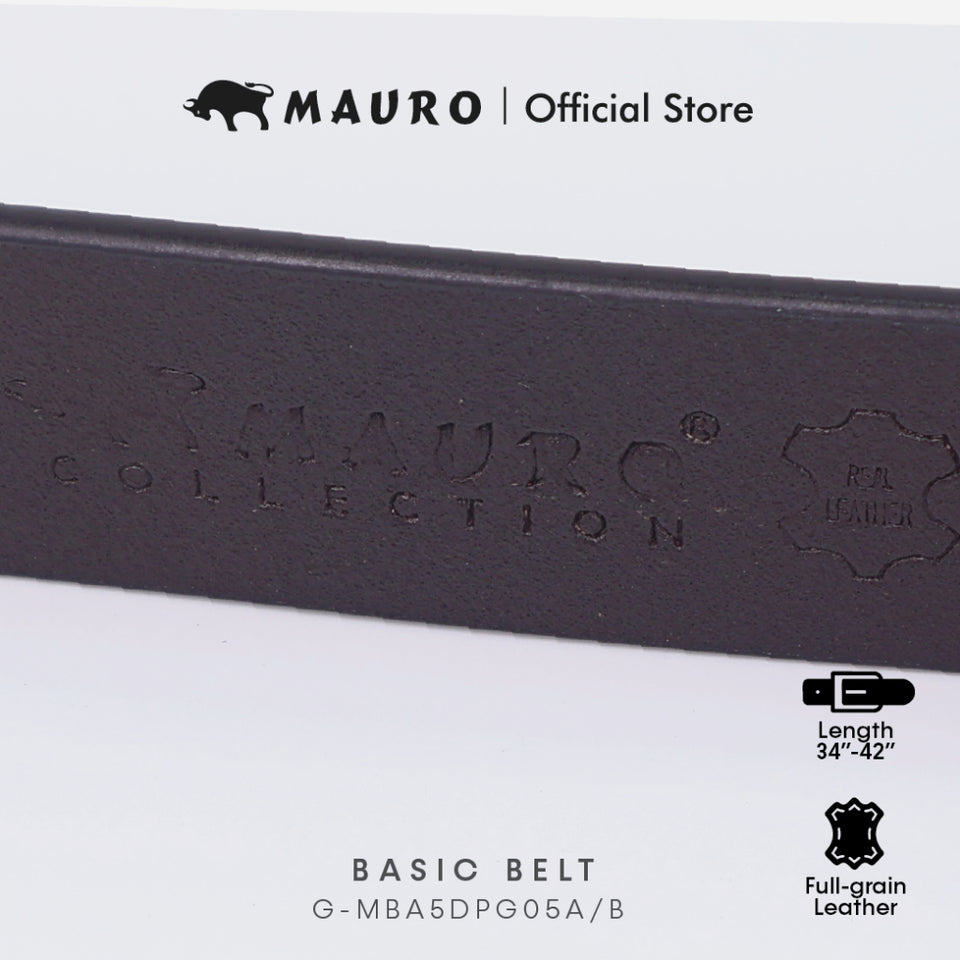 MAURO OFFER 🛒 Mens Leather Belt Tali Pinggang Lelaki 100% Kulit Original  男士皮带