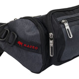 Mauro OFFER Men Oxford Fabric Waterproof and Scratchproof Waist Bag with Adjustable Waist Strap 3 Design