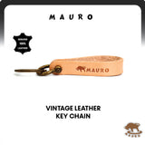 MAURO Vintage Leather Key Chain & Key Holder Rantai Kunci Kulit & Pemegang Kunci 皮革钥匙扣和钥匙扣