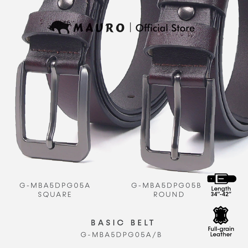 MAURO OFFER 🛒 Mens Leather Belt Tali Pinggang Lelaki 100% Kulit Original  男士皮带