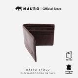 MAURO OFFER Men Leather Wallet Man Dompet Kulit Asli Tulen Wallet Lelaki Dompet Lelaki Kulit Original G-MWA5SCG05A