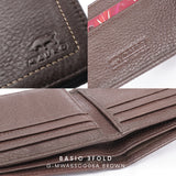 MAURO OFFER Men Leather Wallet Man Dompet Kulit Asli Tulen Wallet Lelaki Dompet Lelaki Kulit Original G-MWA5SCG05A