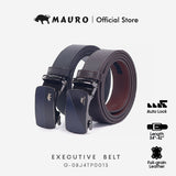 Mauro Men Cow Hide Genuine Leather Adjustable Auto Buckle Belt G-08J4TP0013