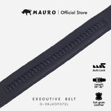 Mauro Men Cow Hide Genuine Leather Adjustable Auto Buckle Long Belt for Plus Size G-08J4DP070L