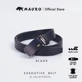 Mauro Men Cow Hide Genuine Leather Adjustable Auto Buckle Belt G-08J4TP0013