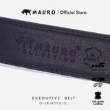 Mauro Men Cow Hide Genuine Leather Adjustable Auto Buckle Long Belt for Plus Size G-08J4DP070L