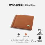 Mauro Genuine Leather Slim Money Clip Wallet