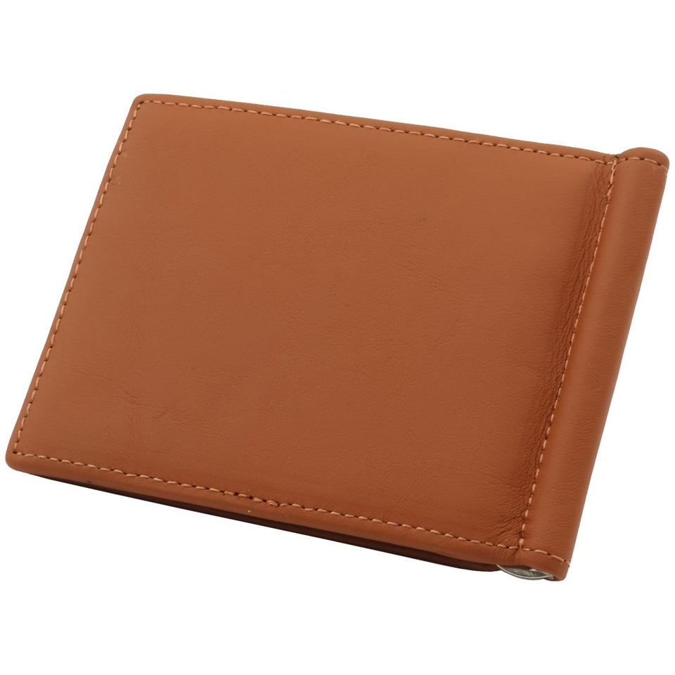 Mauro Genuine Leather Slim Money Clip Wallet