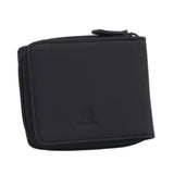 Mauro Men Genuine Leather Men Tri Fold Zipper Multi Compartment Wallet with RFID Protection