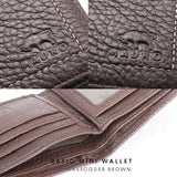 MAURO OFFER Men Leather Wallet Man Men Wallet Leather Original Dompet Kulit Asli Lelaki Dompet Lelaki G-MWA5SCG05B BROWN