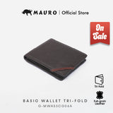 MAURO OFFER Men Leather Wallet Man Dompet Kulit Asli Tulen Wallet Lelaki Dompet Lelaki Kulit Original G-MWA5SCG06A