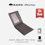 MAURO OFFER Men Leather Wallet Man Dompet Kulit Asli Tulen Wallet Lelaki Dompet Lelaki Kulit Original  G-MWA5SGC08A