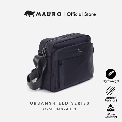 MAURO Nylon Durable Shoulder Bag Water Resistant Scratch Resistant Stylish Light Weight Sling Bag G-MCS4SY4033