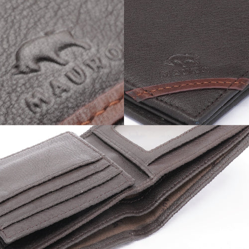 MAURO OFFER Men Leather Wallet Man Dompet Kulit Asli Tulen Wallet Lelaki Dompet Lelaki Kulit Original G-MWA5SCG06A