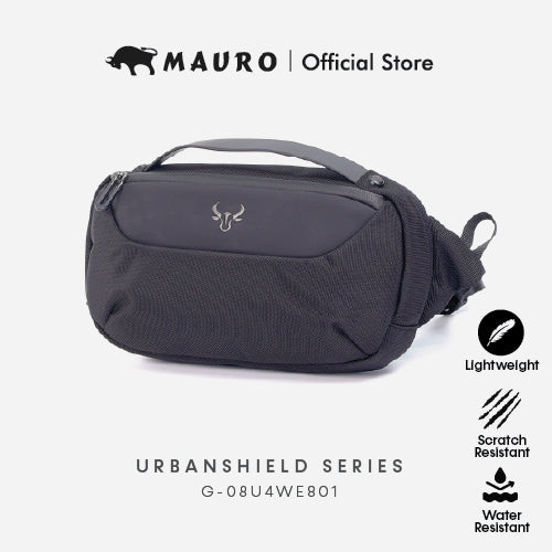MAURO Nylon Durable Waist Bag Water Resistant Scratch Resistant Pouch Bag Stylish Light Weight Sling Bag G-08U4WE801