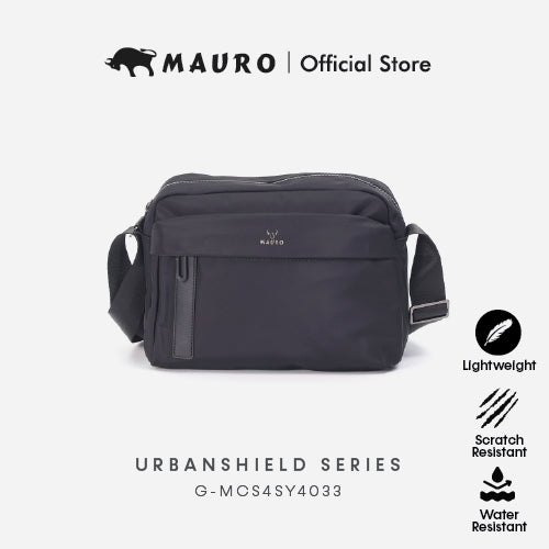 MAURO Nylon Durable Shoulder Bag Water Resistant Scratch Resistant Stylish Light Weight Sling Bag G-MCS4SY4033