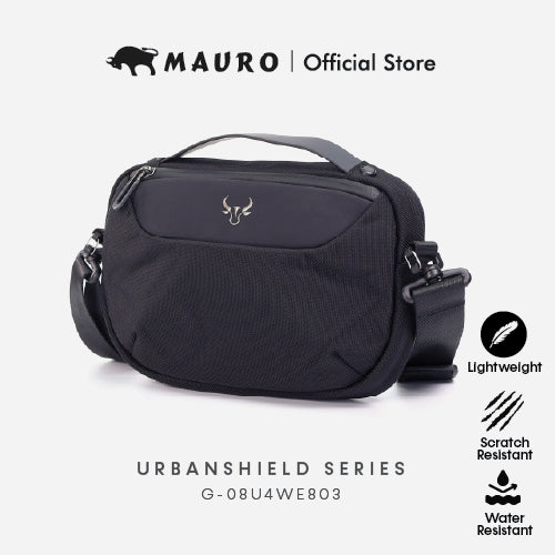 MAURO Nylon Durable Shoulder Bag Water Resistant Scratch Resistant Stylish Light Weight Sling Bag G-08U4WE803