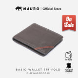 MAURO OFFER Men Leather Wallet Man Dompet Kulit Asli Tulen Wallet Lelaki Dompet Lelaki Kulit Original G-MWA5SCG06A