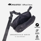 MAURO Nylon Durable Waist Bag Water Resistant Scratch Resistant Pouch Bag Stylish Light Weight Sling Bag G-08U4WE801