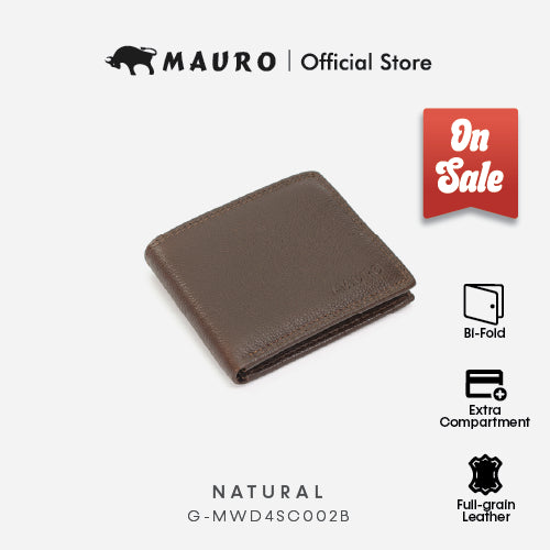 MAURO Mens Leather Wallet Man Genunie Leather 100% Original Dompet Kulit Ori Lembu Asli