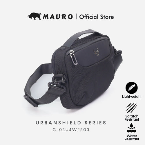MAURO Nylon Durable Shoulder Bag Water Resistant Scratch Resistant Stylish Light Weight Sling Bag G-08U4WE803