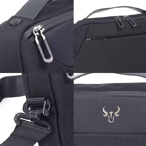 MAURO Nylon Durable Shoulder Bag Water Resistant Scratch Resistant Stylish Light Weight Sling Bag G-08U4WE803