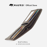 MAURO Mens Leather Wallet Man Genunie Leather 100% Original Dompet Kulit Ori Lembu Asli