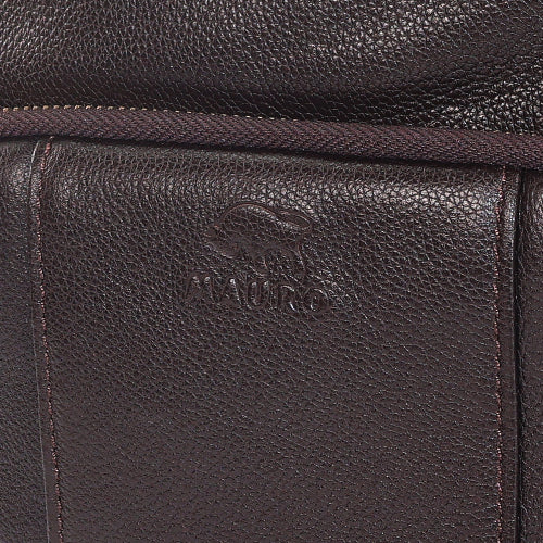 Mauro Men's Genuine Leather Crossbody – Man Sling Bag Crossbody Organized & Professional Carry Beg Silang Lelaki