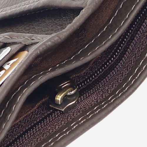 MAURO Mens Leather Wallet Man Genunie Leather 100% Original Dompet Kulit Ori Lembu Asli