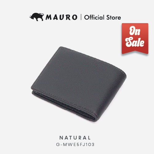 Mauro Genuine Leather Men's Wallet - Slim, 6 Card Slots & Double Inner Pocket Dompet Kulit Asli Lelaki Slim MWE5FJ103