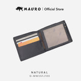 Mauro Genuine Leather Men's Wallet - Slim, 6 Card Slots & Double Inner Pocket Dompet Kulit Asli Lelaki Slim MWE5FJ103