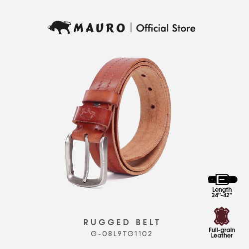 Mauro Genuine Leather Men Needle Buckle Belt G-08L9TG1102