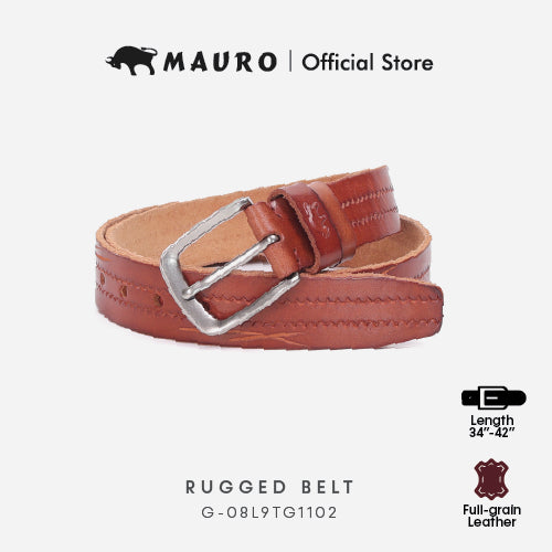 Mauro Genuine Leather Men Needle Buckle Belt G-08L9TG1102