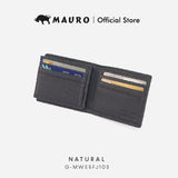 Mauro Genuine Leather Men's Wallet - Slim, 6 Card Slots & Double Inner Pocket Dompet Kulit Asli Lelaki Slim MWE5FJ103