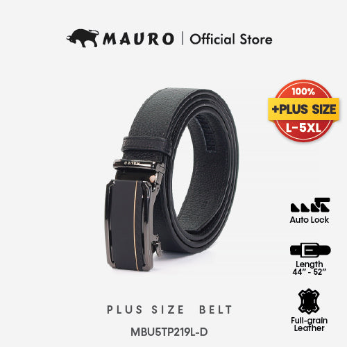 Mauro Plus Size Leather Belt 5XL – Adjustable, Wide, Comfortable Fit | Tali Pinggang Saiz Besar Kulit Lelaki Plus Size