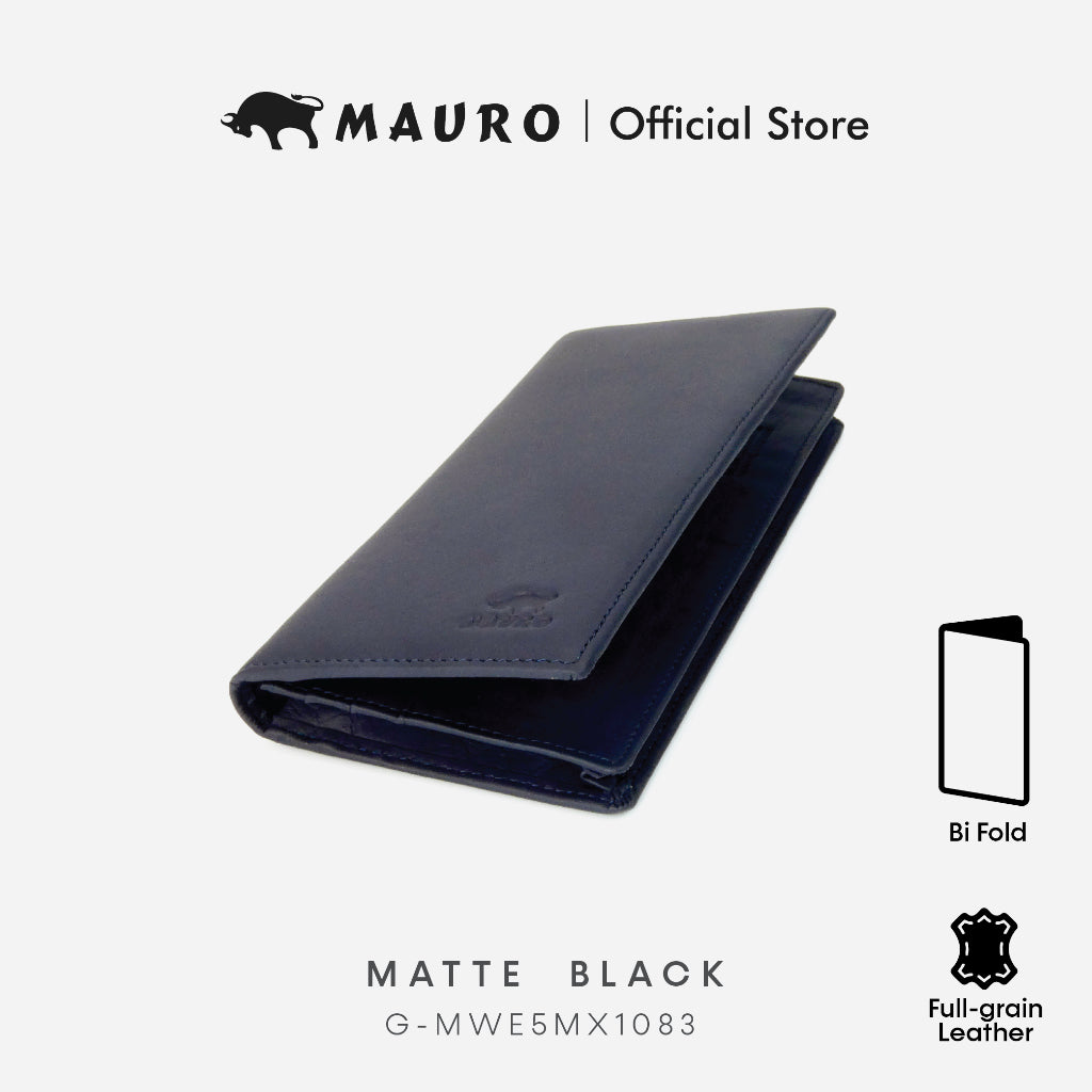 MAURO 𝑹𝑭𝑰𝑫🔐 Long Wallet for Man and Woman Genuine Leather Wallet Dompet Panjang Kulit Asli Lelaki Perempuan