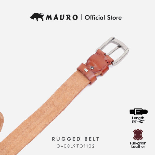 Mauro Genuine Leather Men Needle Buckle Belt G-08L9TG1102