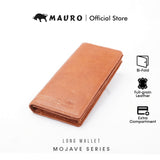 MAURO Tradesman Trifold Series Men's Genuine Leather Wallet Dompet Kulit Lelaki 08J4DP797A