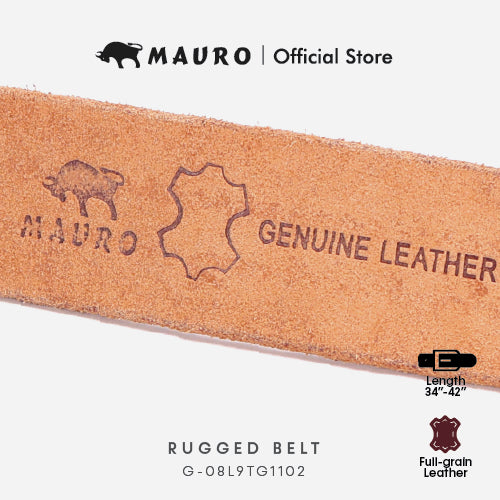 Mauro Genuine Leather Men Needle Buckle Belt G-08L9TG1102