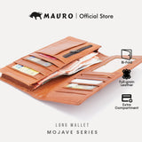 MAURO Tradesman Trifold Series Men's Genuine Leather Wallet Dompet Kulit Lelaki 08J4DP797A