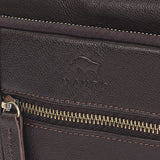 Mauro Men Genuine Leather Multi-Compartment Sling Bag