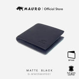 MAURO 𝑹𝑭𝑰𝑫🔐 Men Leather Wallet with RFID Bi Fold Wallet Dompet Lembu Asli Dompet Kulit Lelaki Beg Duit Lelaki