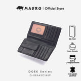 MAURO Serge Series Men's Long Genuine Leather Wallet Protection Dompet Kulit Panjang Lelaki 08A4SC1659