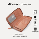 MAURO Tradesman Bifold Series Men's Genuine Leather Wallet with RIFD Protection Dompet Kulit Lelaki 08O2MX1712