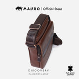 MAURO Nomad Sling Bag Series Genuine Leather Messenger Pouch Crossbody Phone Bag 08D2FJ4152