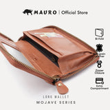 MAURO Tradesman Bifold Series Men's Genuine Leather Wallet with RIFD Protection Dompet Kulit Lelaki 08O2MX1712