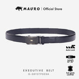 MAURO Elite Series Men's Leather Belt Automatic Buckle 08Y3TP003A