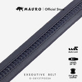 MAURO Elite Series Men's Leather Belt Automatic Buckle 08Y3TP003A